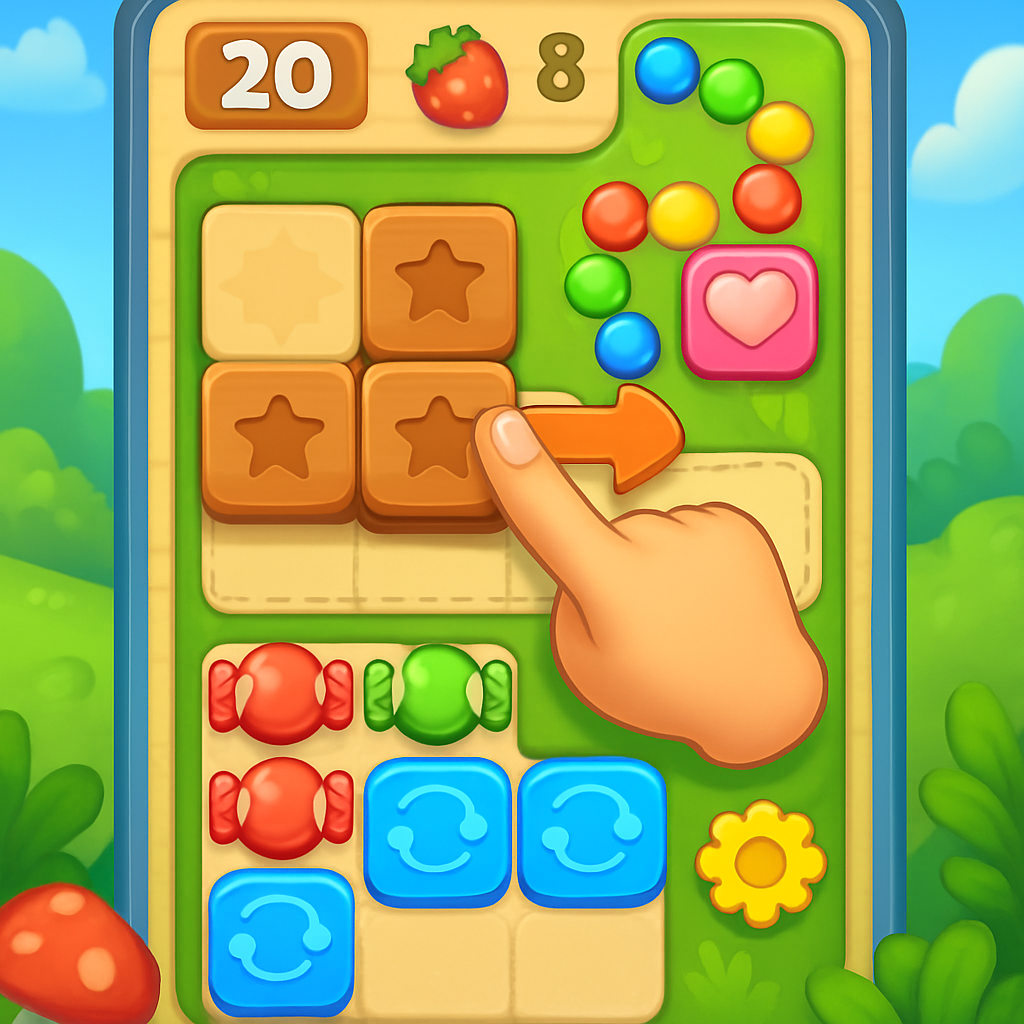 Mobile puzzle game screenshot